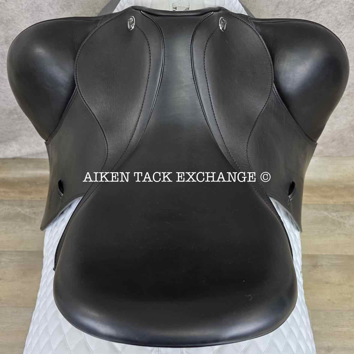 2021 Prestige X-D2 K Zero Dressage Saddle, 18" Seat, Medium Tree, Wool Flocked Panels