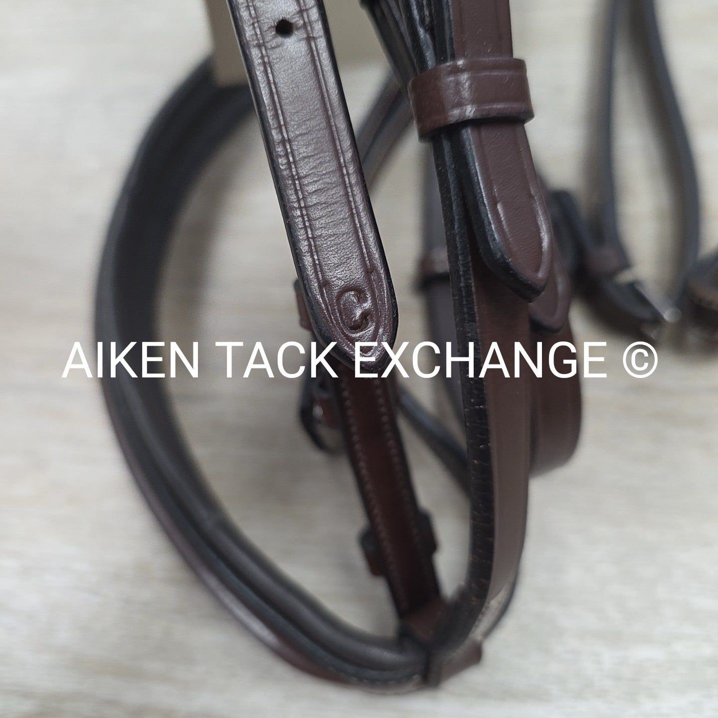 KL Select Black Oak Laurel Bridle with Matching Reins, Size Cob