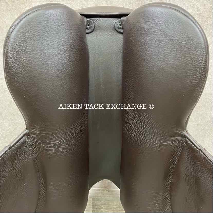 2024 Envy by Custom Saddlery Motion Monoflap Dressage Saddle, 18" Seat, Adjustable Tree, Wool Flocked Panels