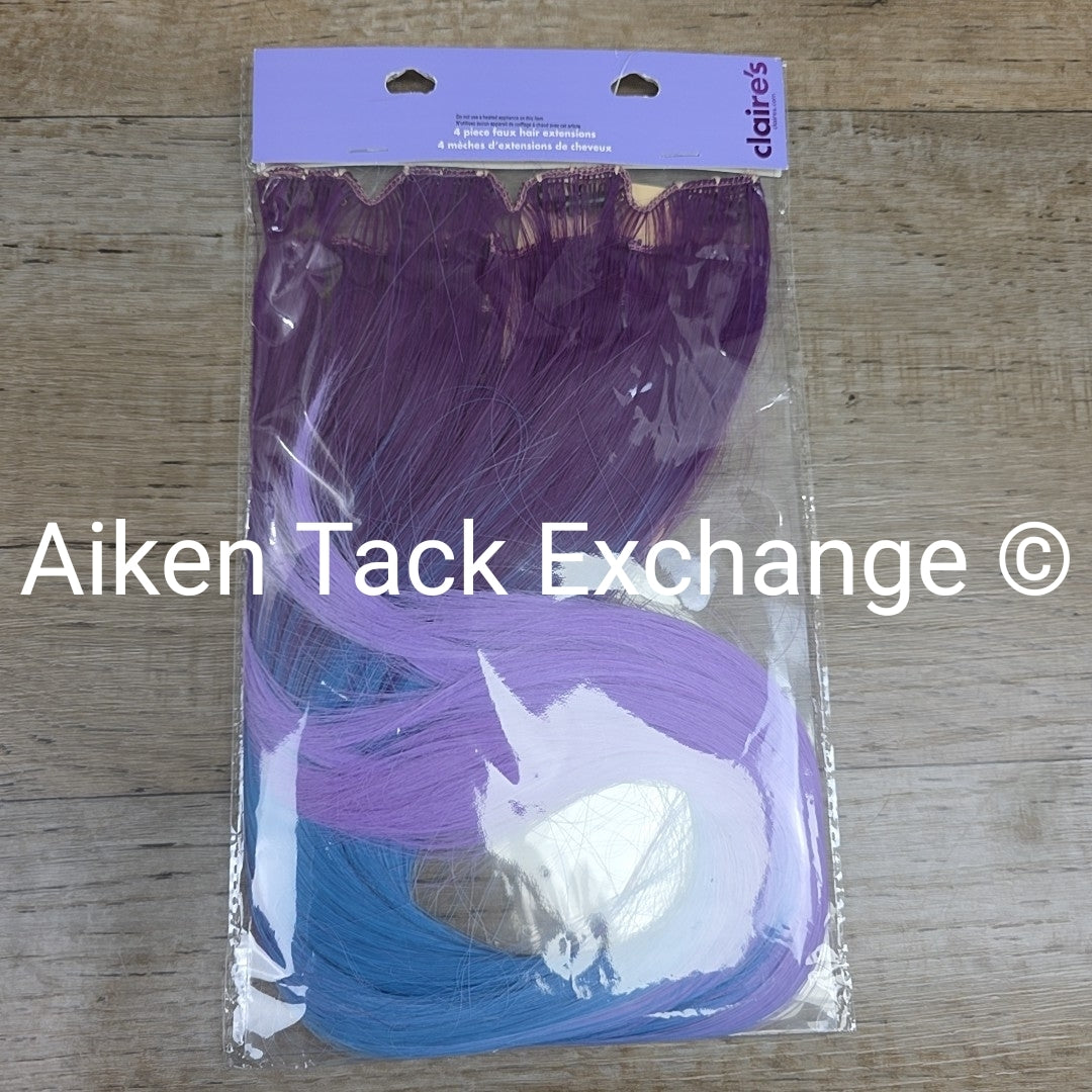 Claire's Faux Hair Extensions, 4 Pieces