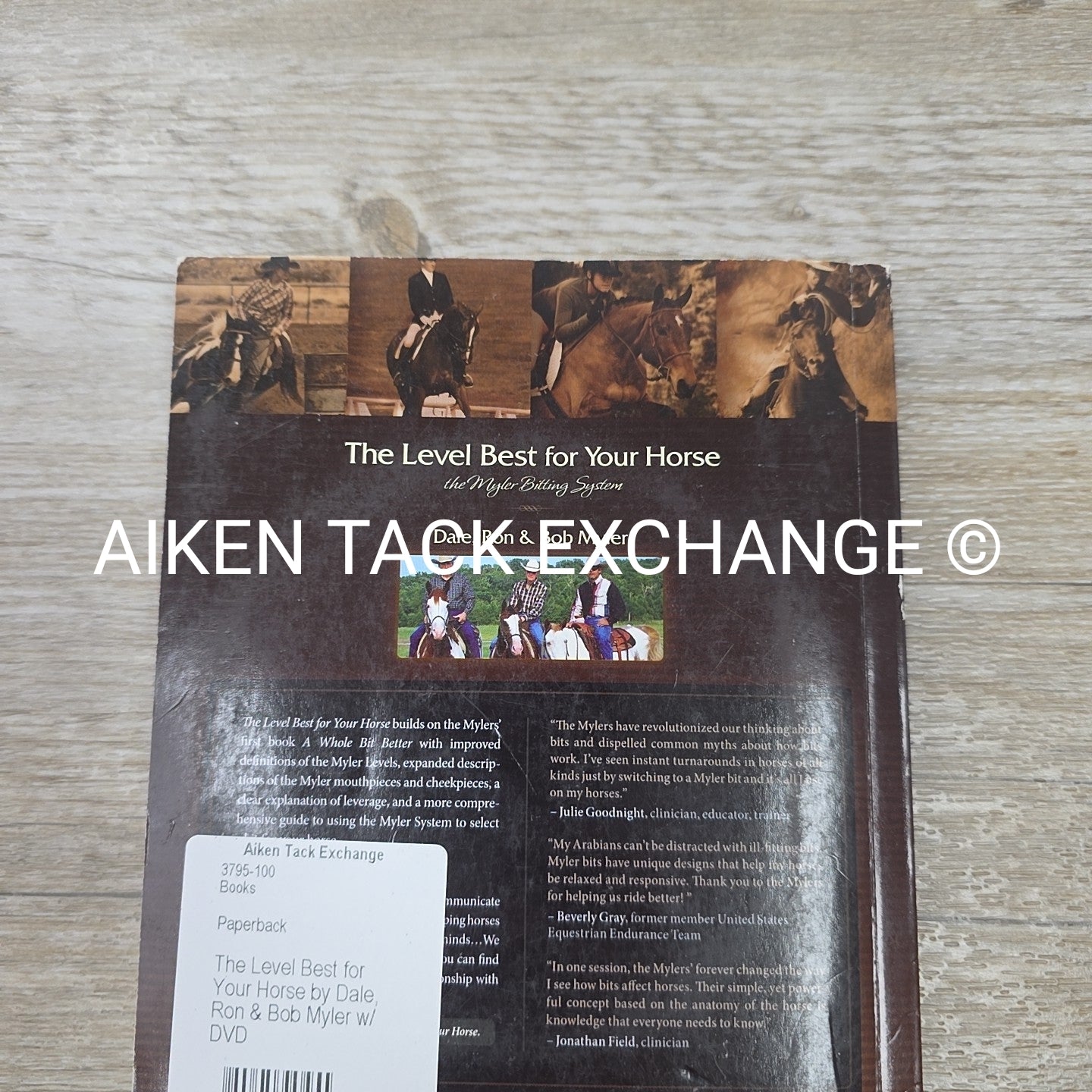 The Level Best for Your Horse by Dale, Ron & Bob Myler w/ DVD