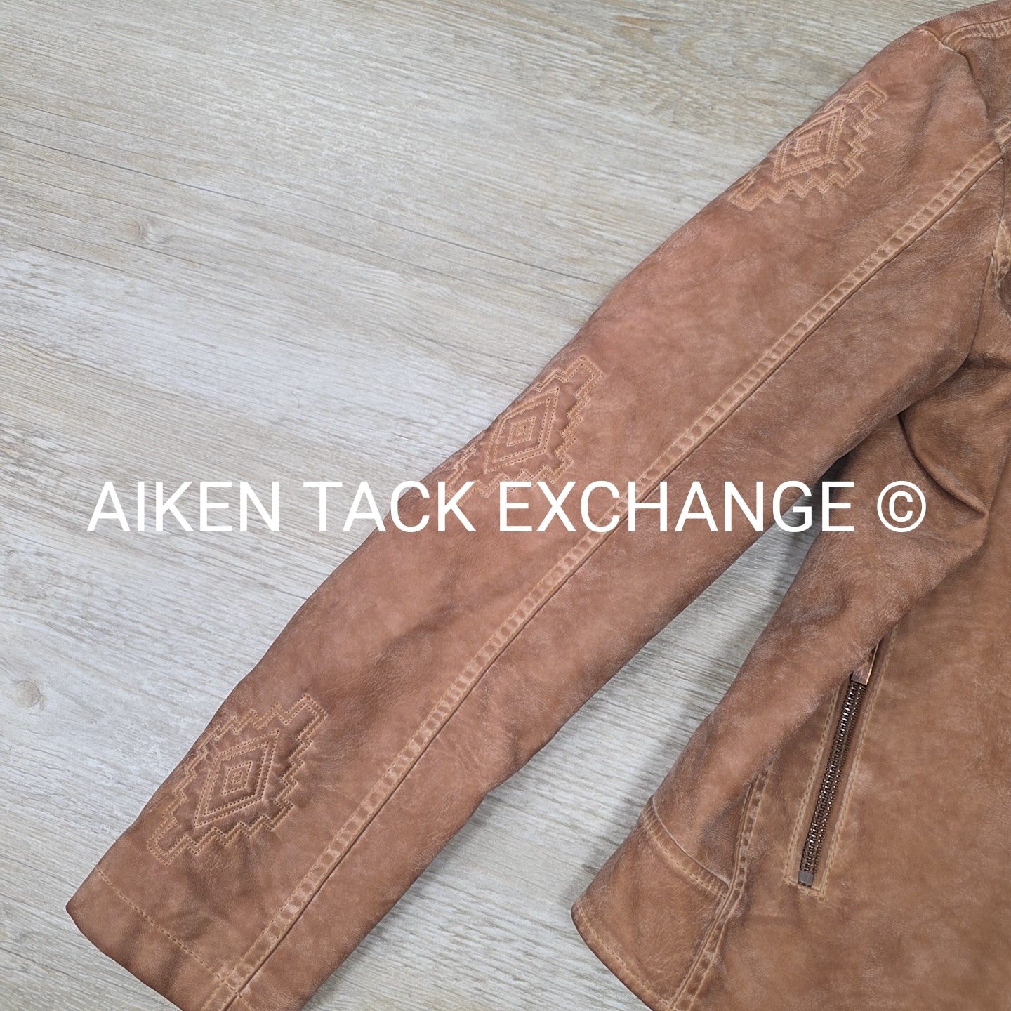 Montana Co. Faux Leather Jacket, Size Small