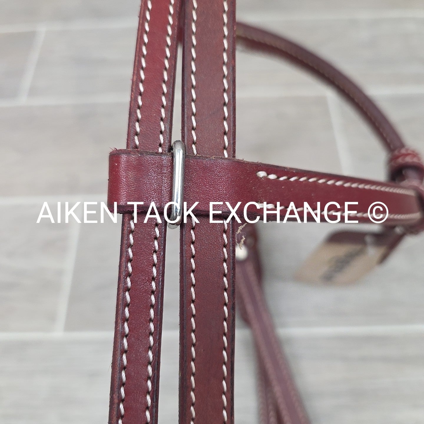 Tabelo Knotted Brow Headstall, No Reins, Brown, Size Full