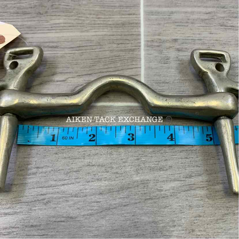 Nickel Mullen Mouth Uxeter Kimberwick Bit 5"