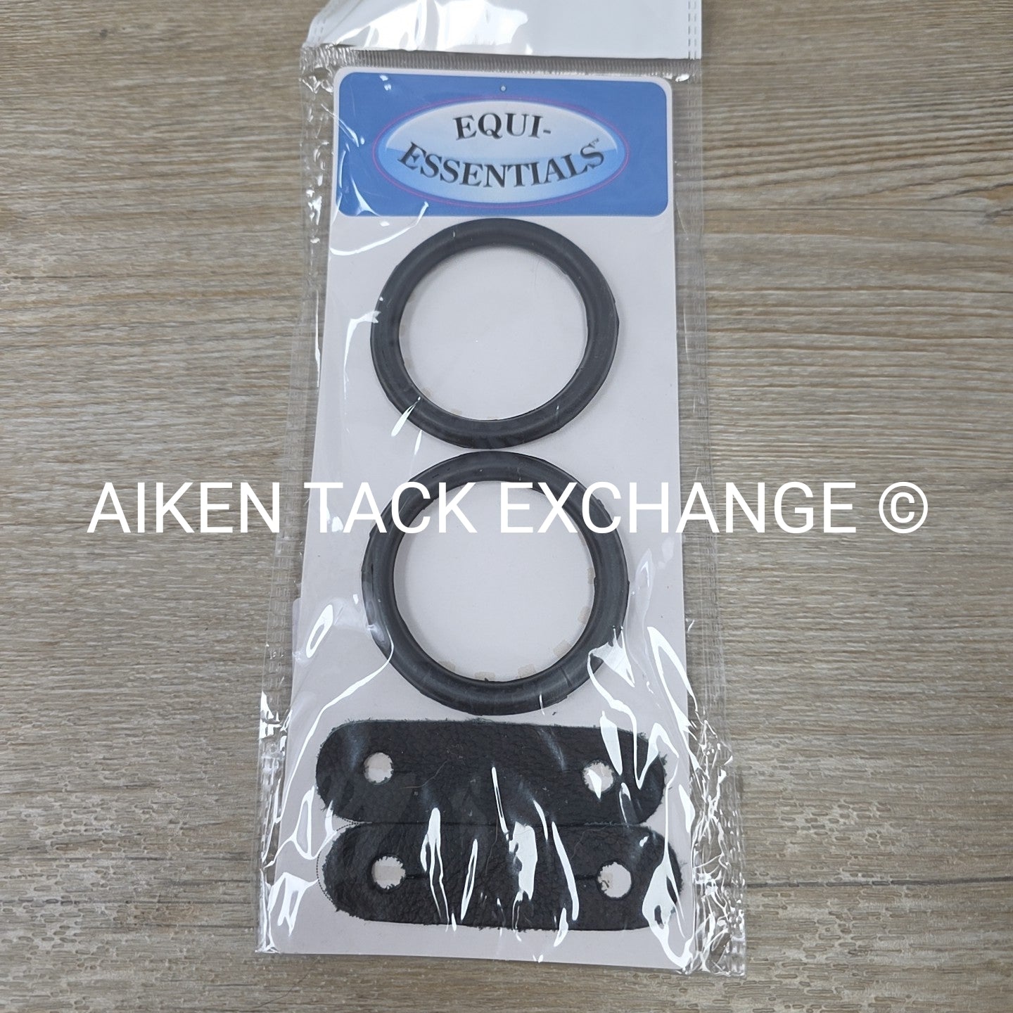 Equi-Essential Peacock Safety Stirrup Iron Replacement Bands & Leather Tabs