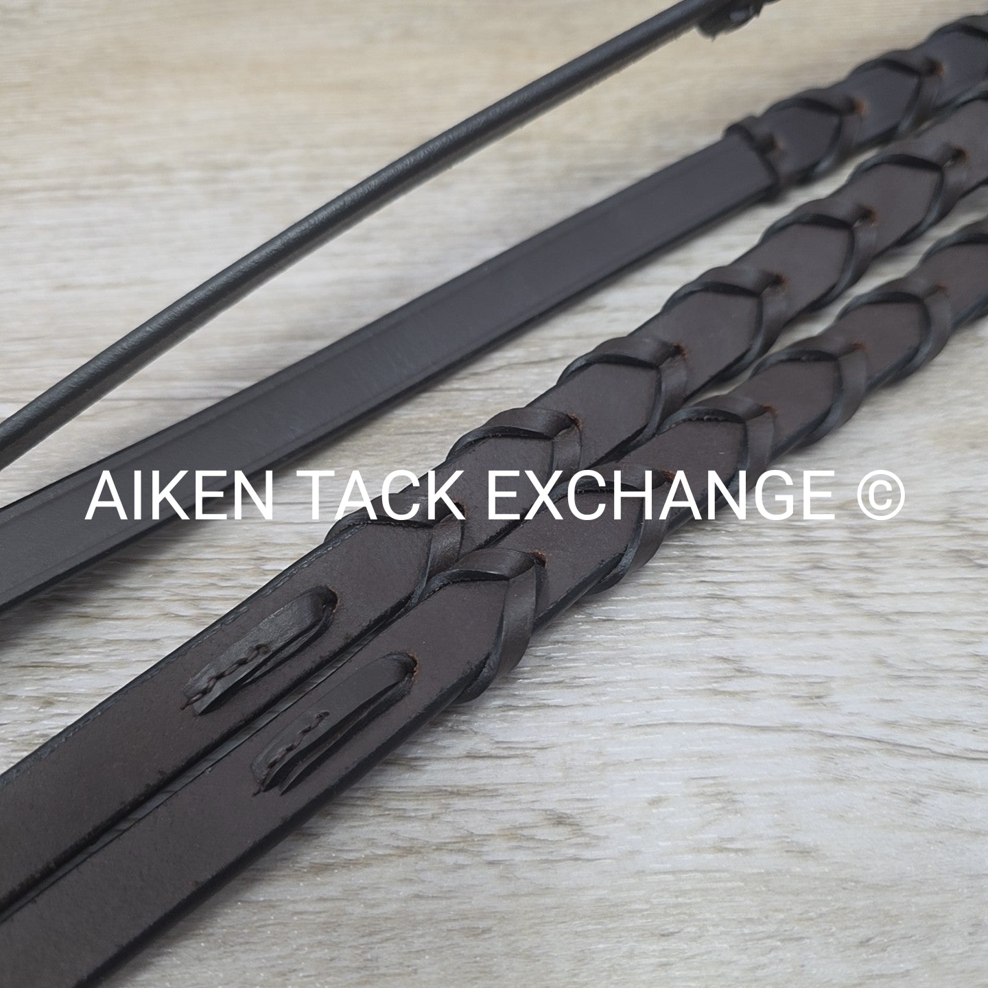 HDR Advantage Mono Crown Padded Bridle with Reins, Havana, Oversize