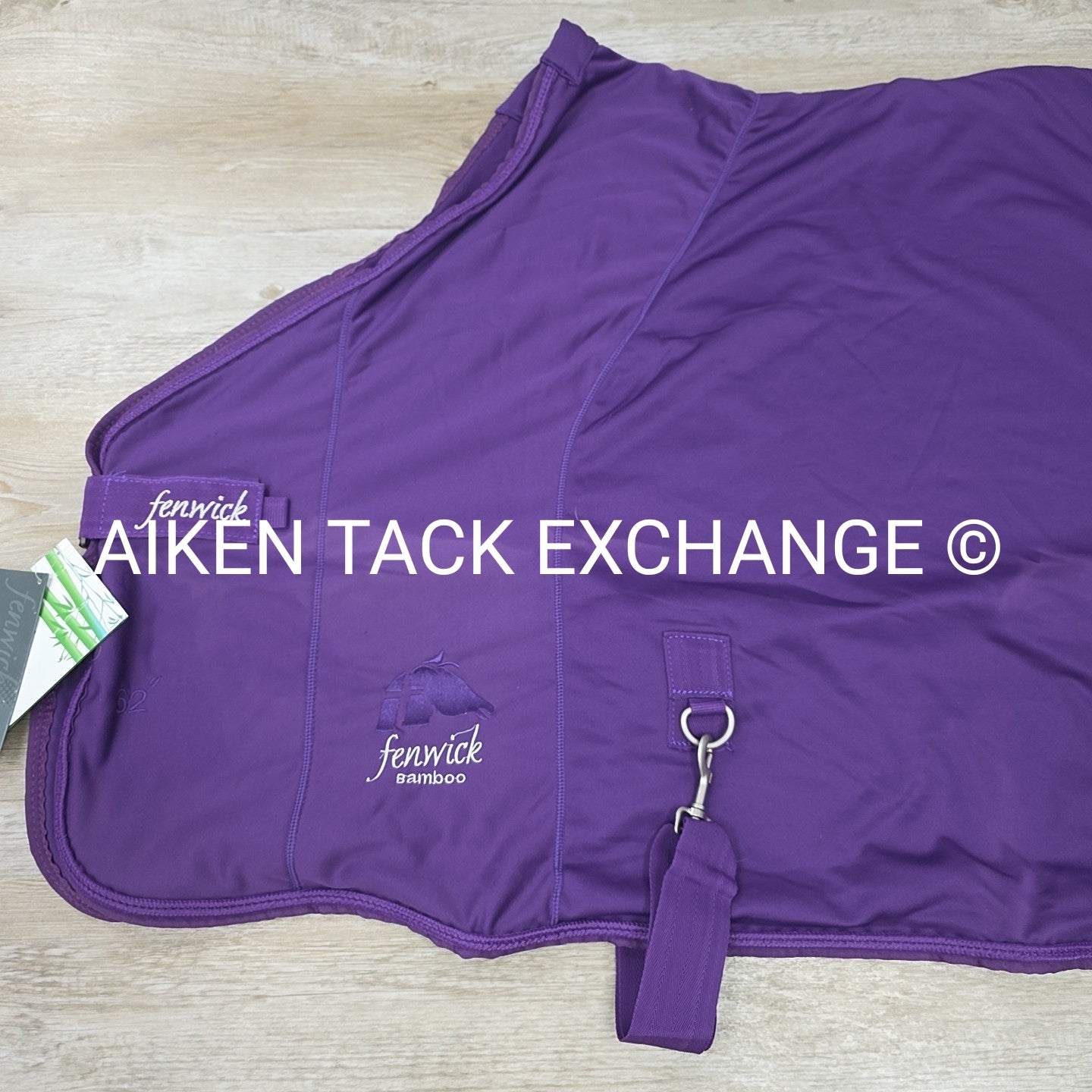**CLEARANCE** Fenwick Equestrian Therapeutic Bamboo Cooler, Purple, 62"