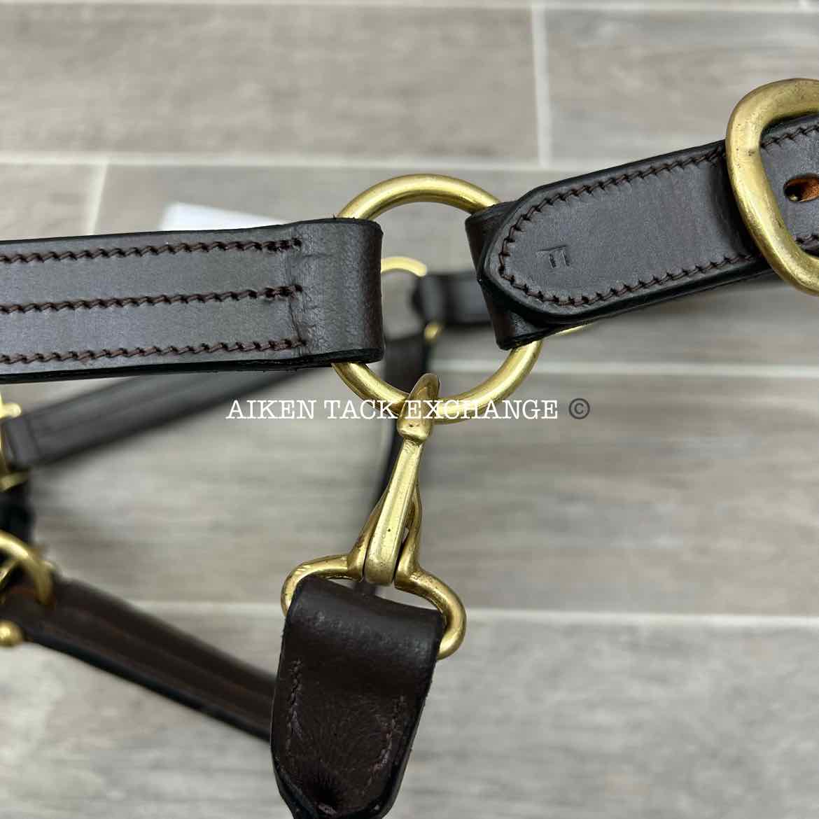 Premier Dorchester Padded Fancy Stitched Leather Halter, Size Full