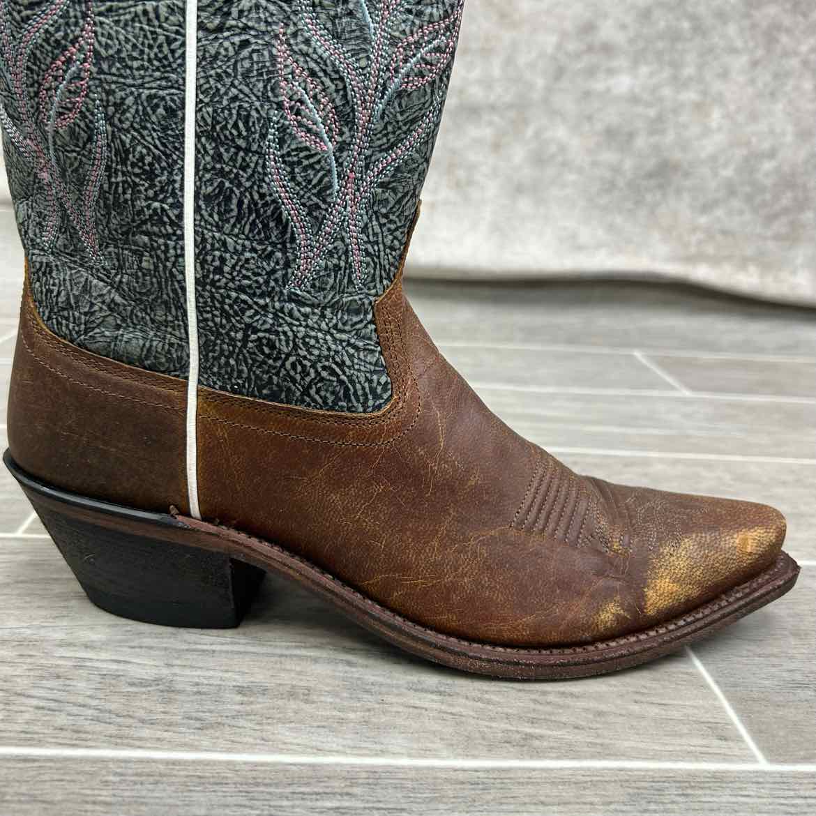 Old West Western Boots, Size 7.5