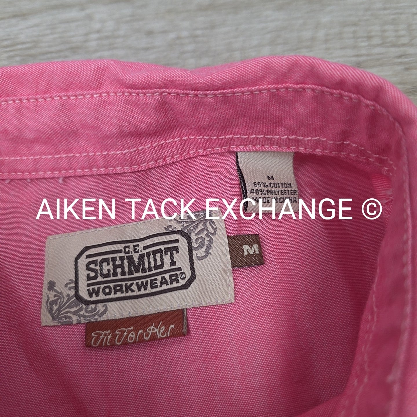 Schmidt Workwear Long Sleeve Shirt w/ Pearl Snaps, Women's Medium