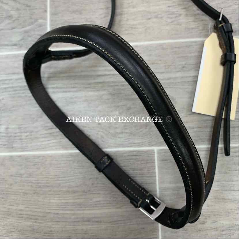 Dover Saddlery Plain Raised Tack Noseband, Size Full