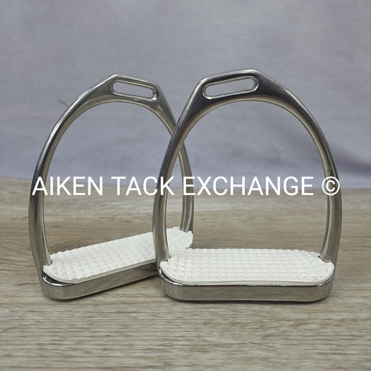 Courbette Lemetex Offset Stirrup Irons, 4.25"