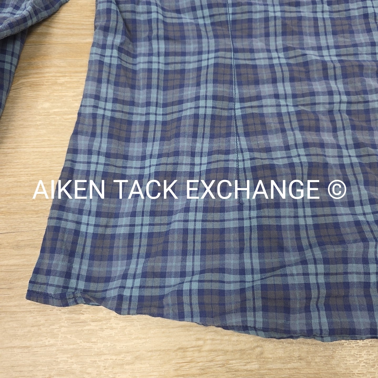 Bit & Bridle Button Up Lightweight Flannel, Women's XLarge