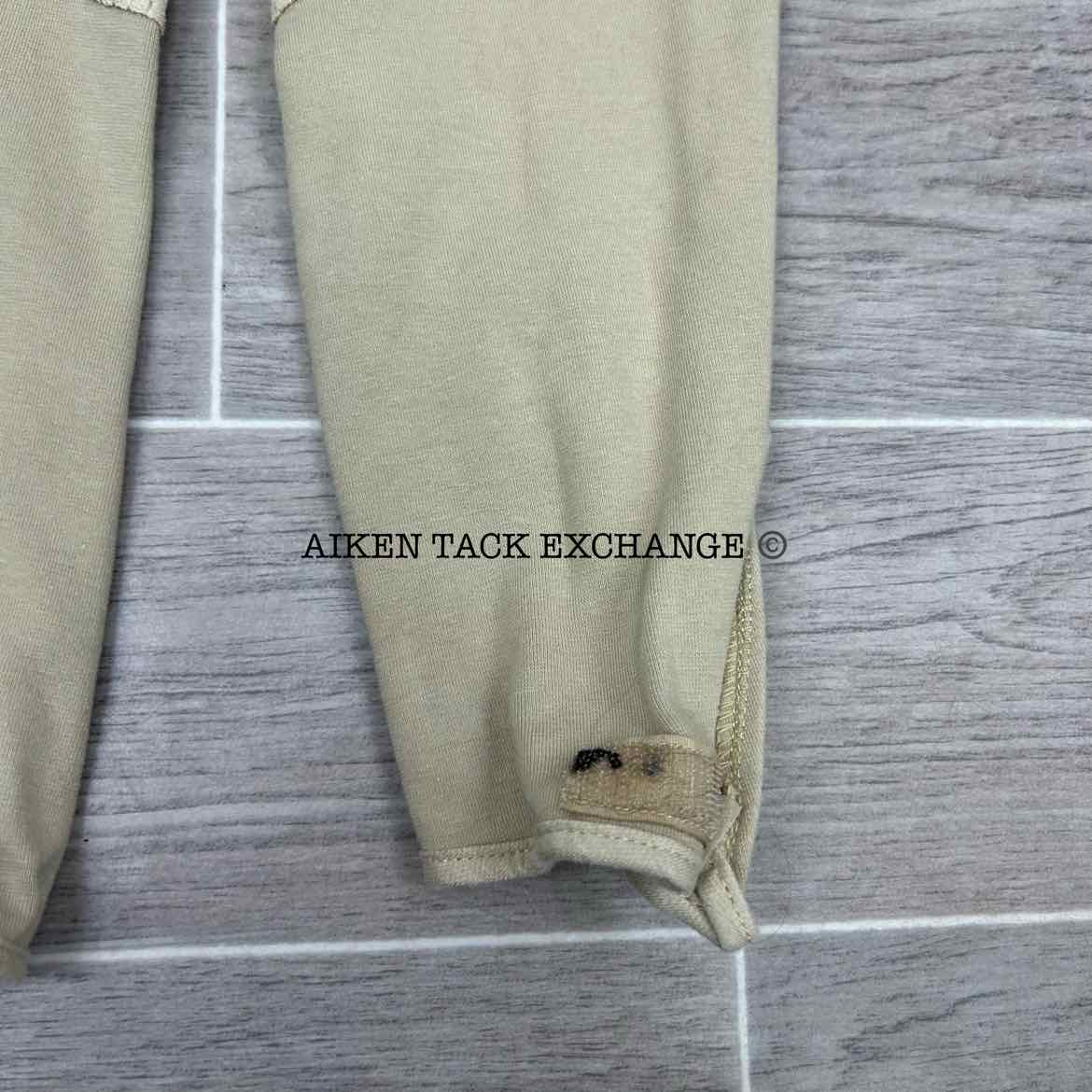 TuffRider Light Cotton Low Rise Knee Patch Breeches, Size 24