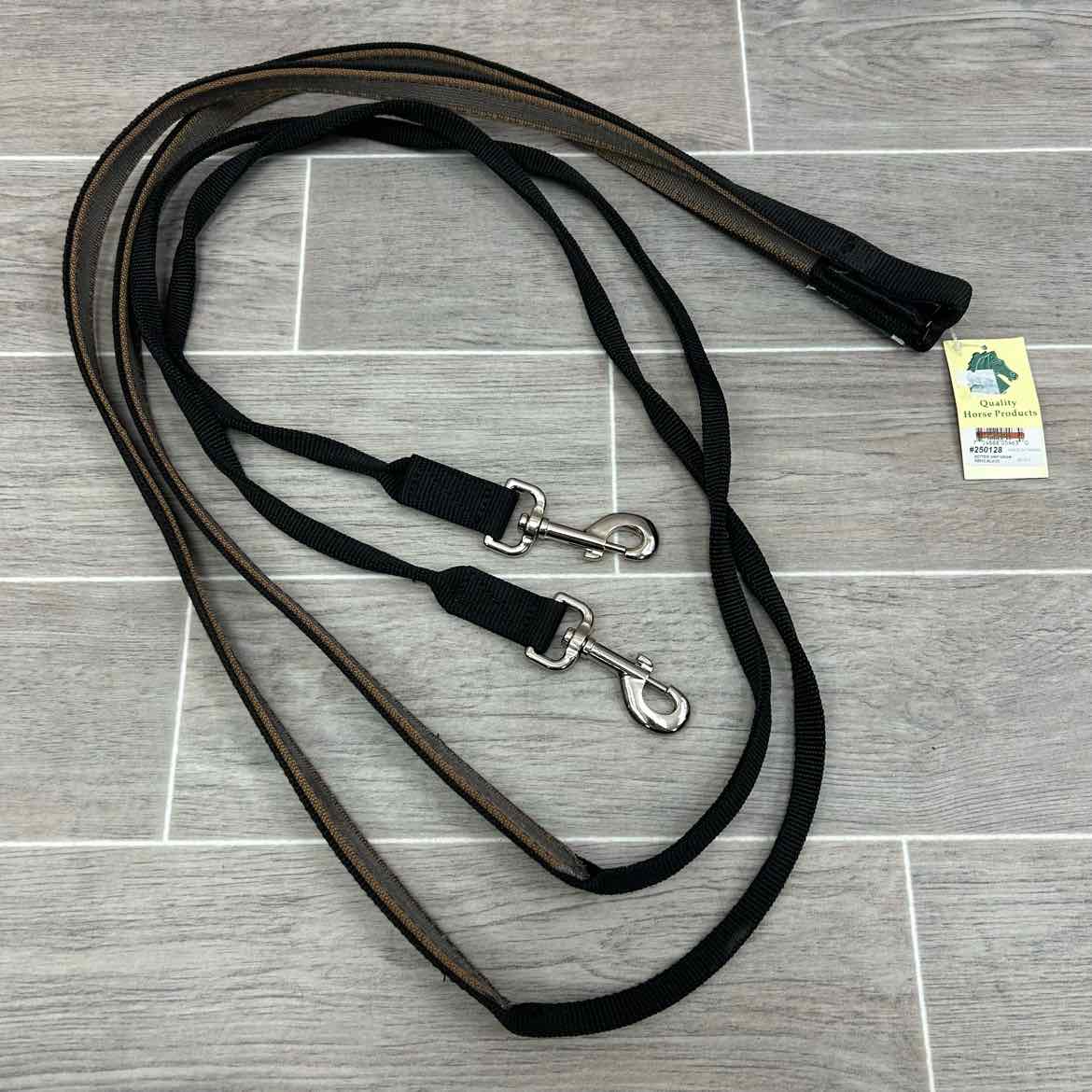 Exselle Better Grip Draw Reins, Black, Brand New
