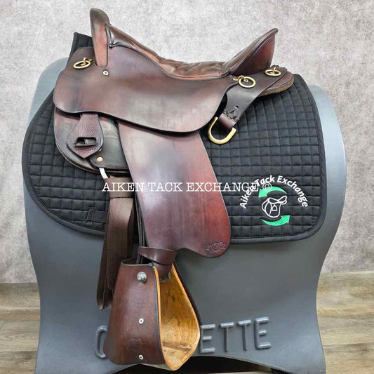 2006 Tucker 159 Endurance Trail Saddle, 16.5" Seat, Medium Tree - Semi QH Bars
