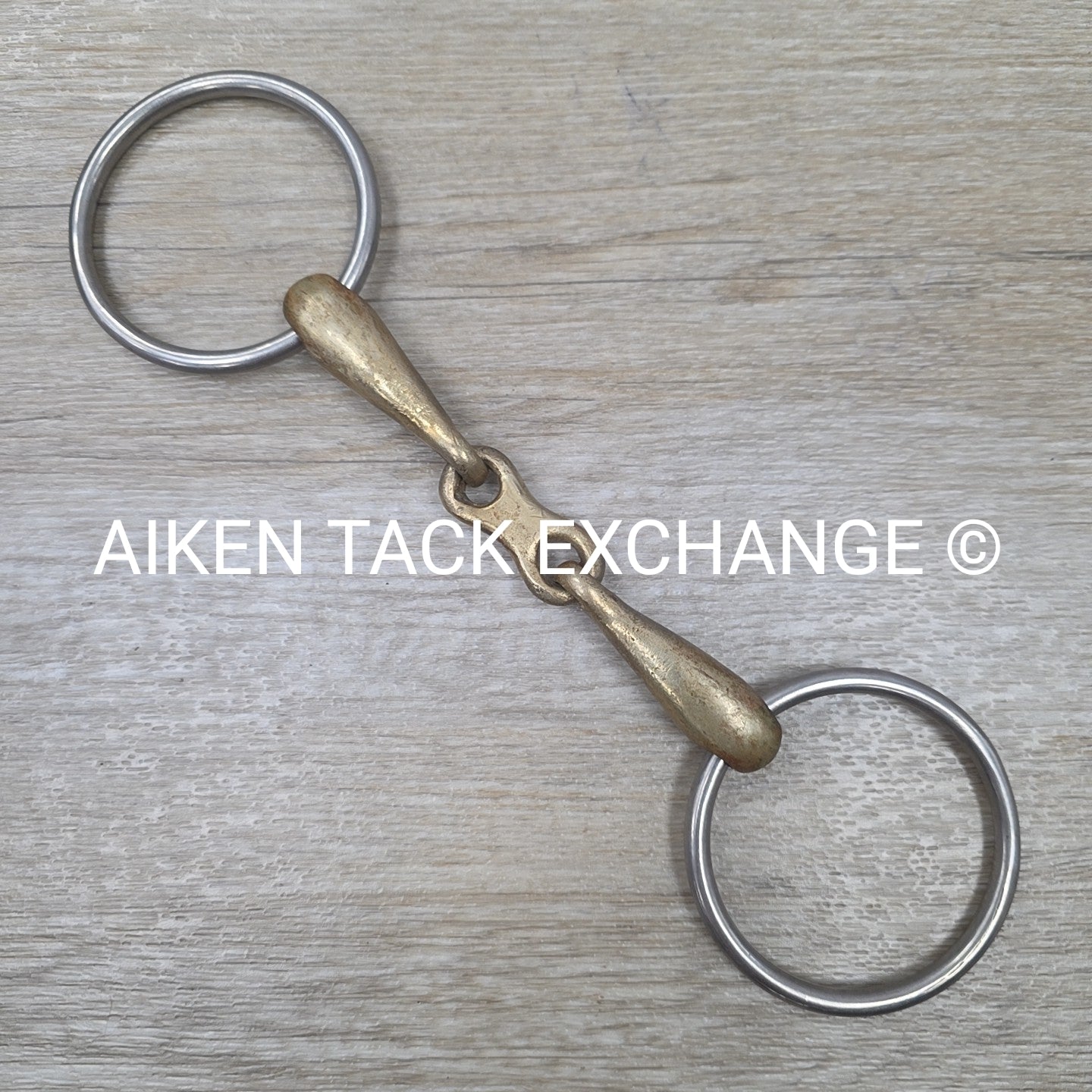 Copper French Link Loose Ring Bit 5"