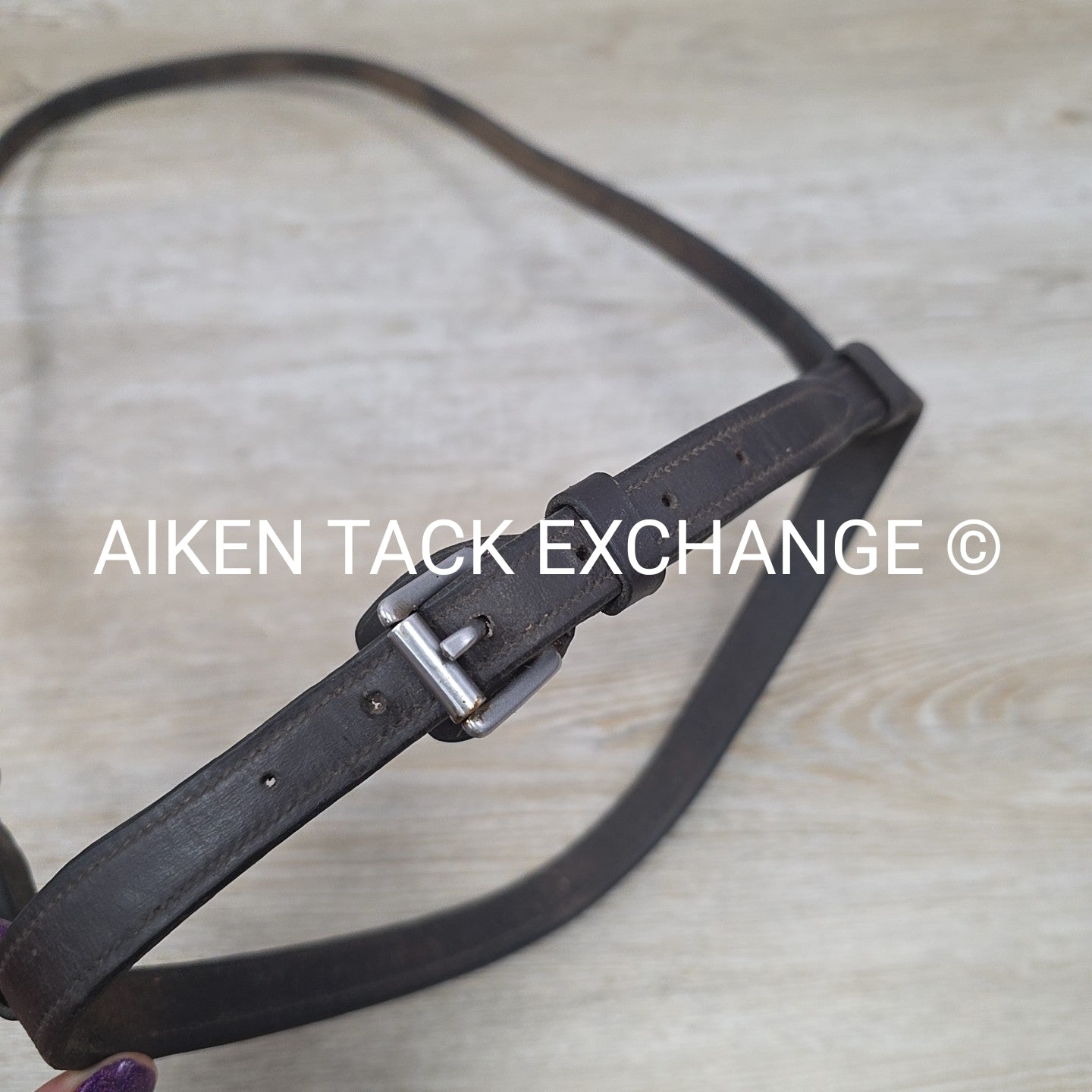BARGAIN BUNDLE: 2 Plain Raised Nosebands, Size Full, Tory Leather Bitless Noseba