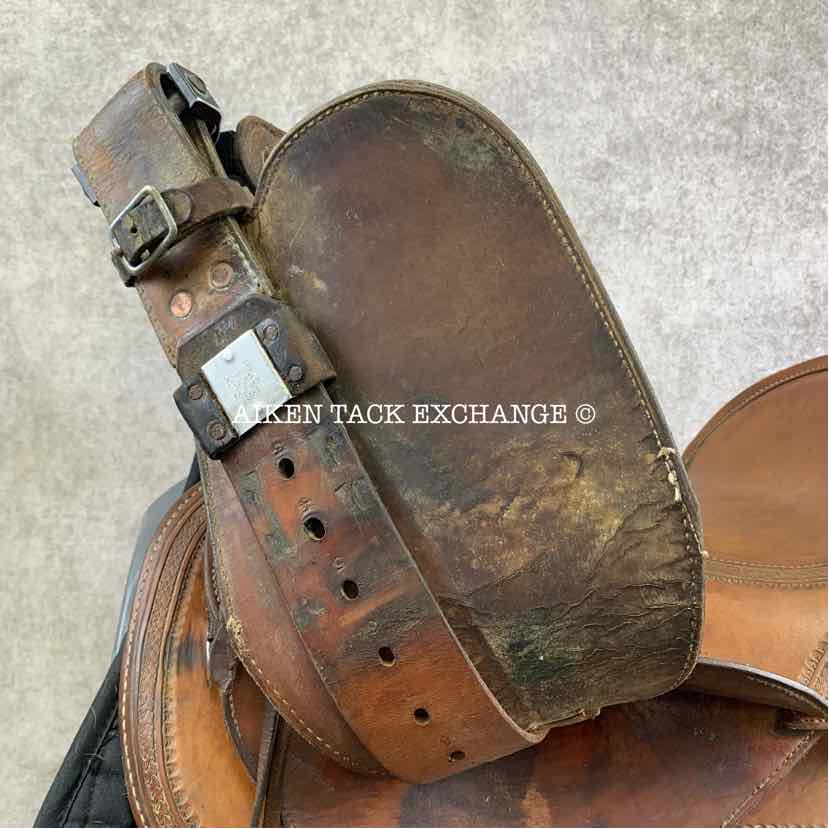 **SOLD** Ortho-Flex Western Saddle, 16" Seat, Wide Fit with Flex Panels