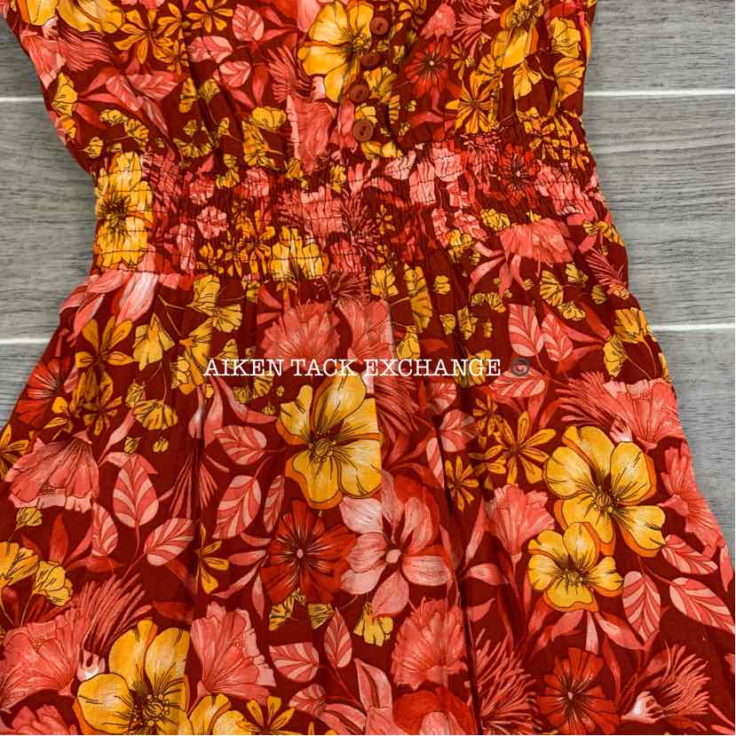 Abel the Label Short Sleeve Maxi Dress, Size XSmall, Brand New