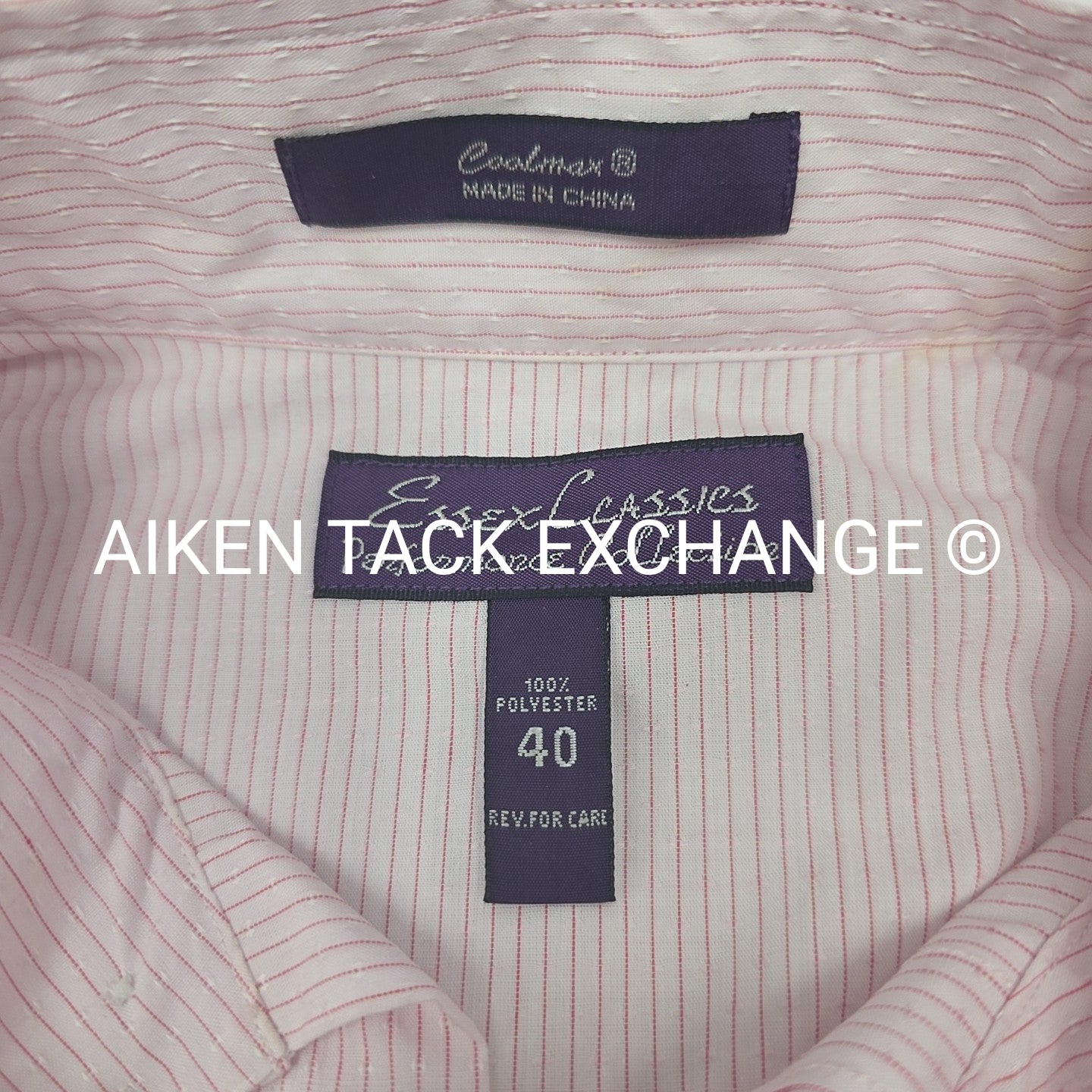 Essex CoolMax Long Sleeve Show Shirt w/ 2 Collars, Women's 40