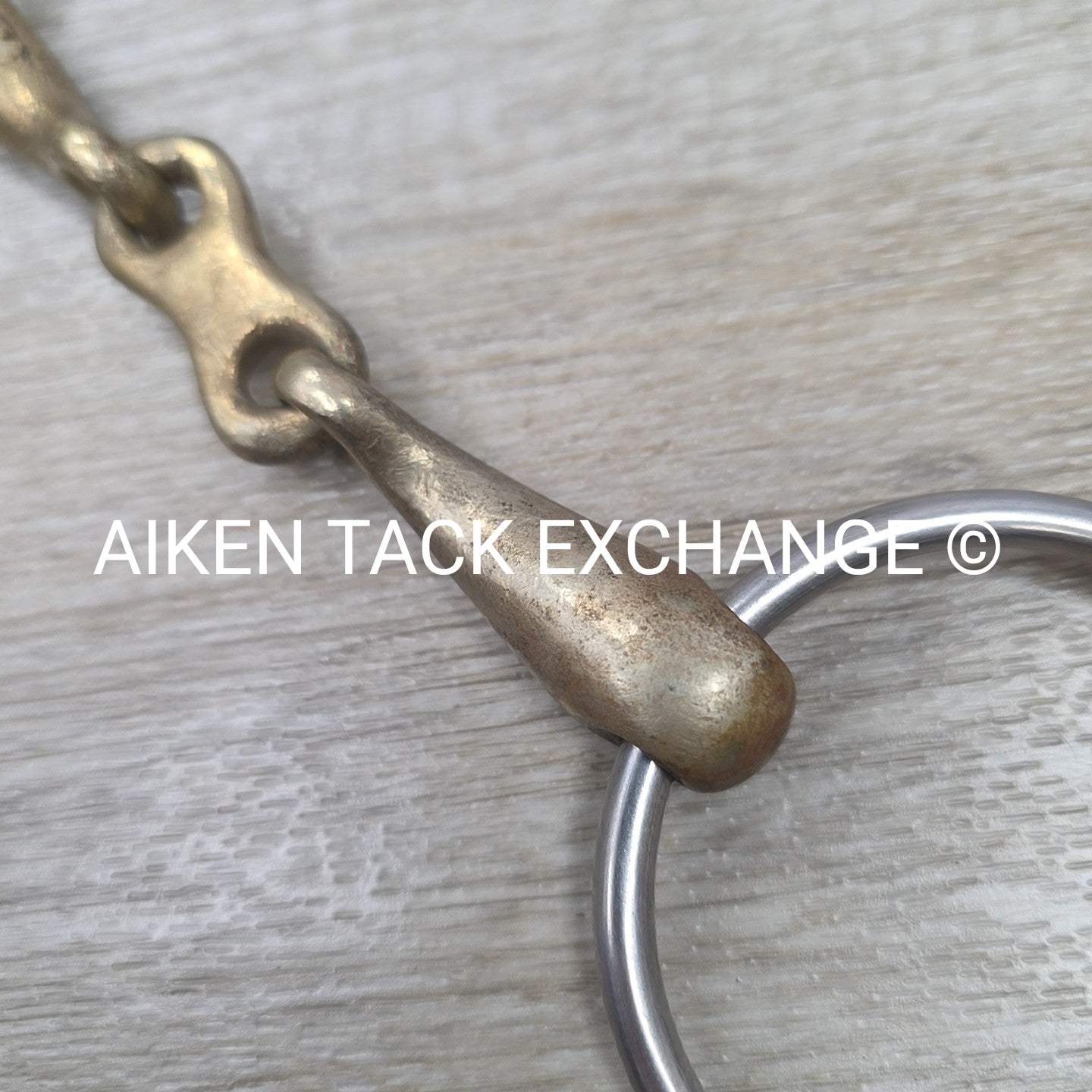 Copper French Link Loose Ring Bit 5"