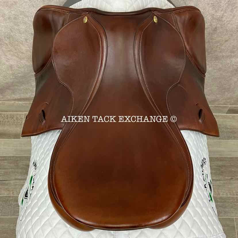 2019 Pessoa Gen-X3 Close Contact Jump Saddle, 17.5" Seat, Adjustable Tree - XCH Changeable Gullet, Foam Panels
