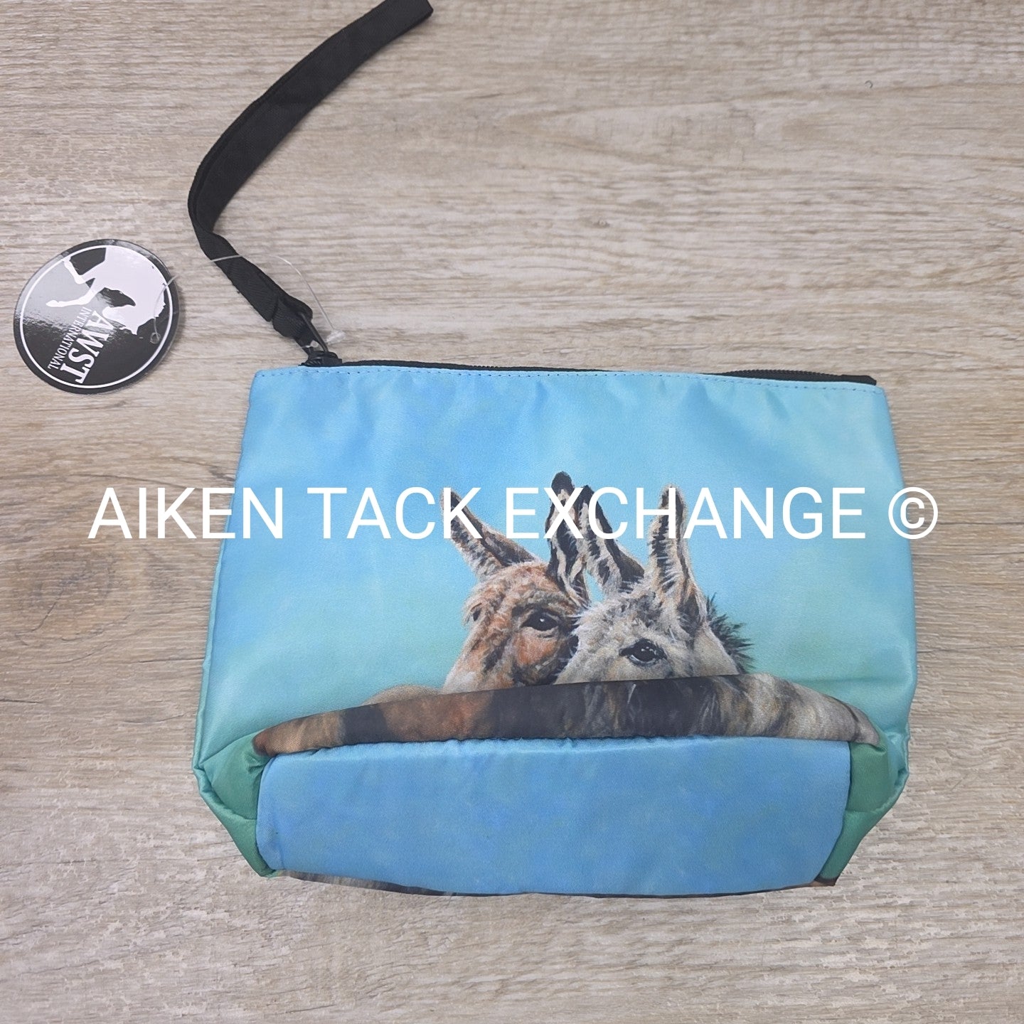 AWST Int'l Lila Donkey Friends Accessory Bag with Wristlet