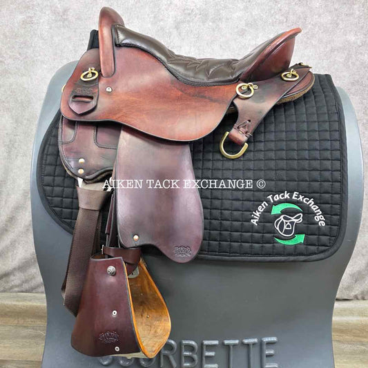 2013 Tucker 159 Endurance Trail Saddle, 16.5" Seat, Medium Tree - Semi QH Bars