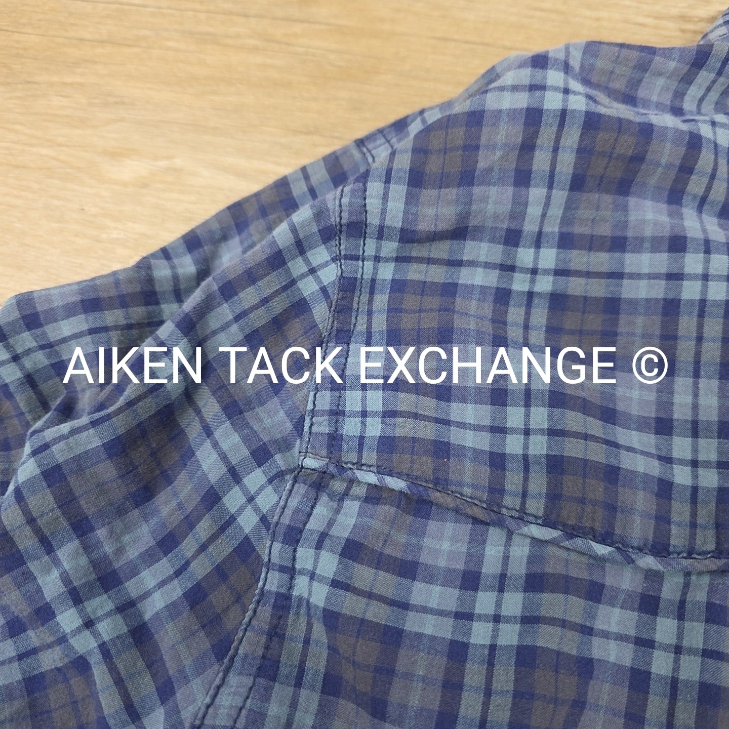 Bit & Bridle Button Up Lightweight Flannel, Women's XLarge