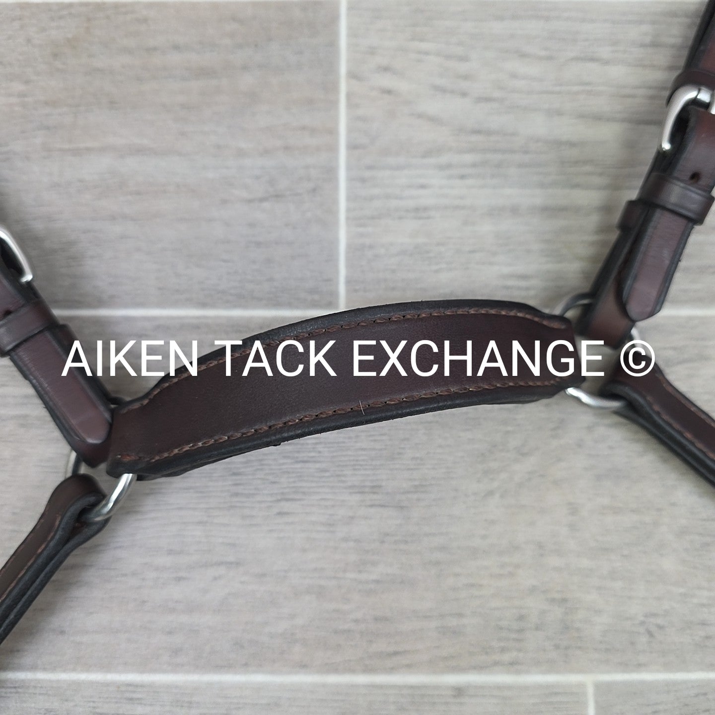 Nunn Finer Breastplate with Elastic, Brown, Size Cob