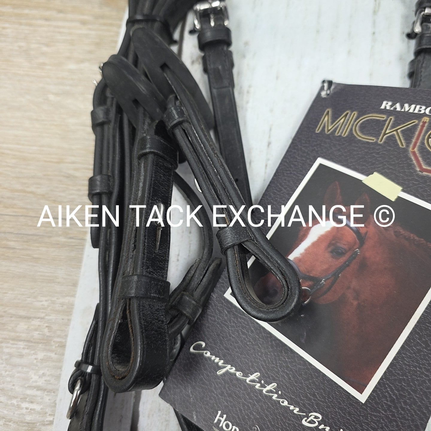 Horseware Rambo Micklem Original Competition Bridle, Black, Size Pony