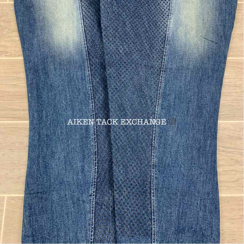 KL Select USG Marina Silicone Full Seat Breeches, Size 32