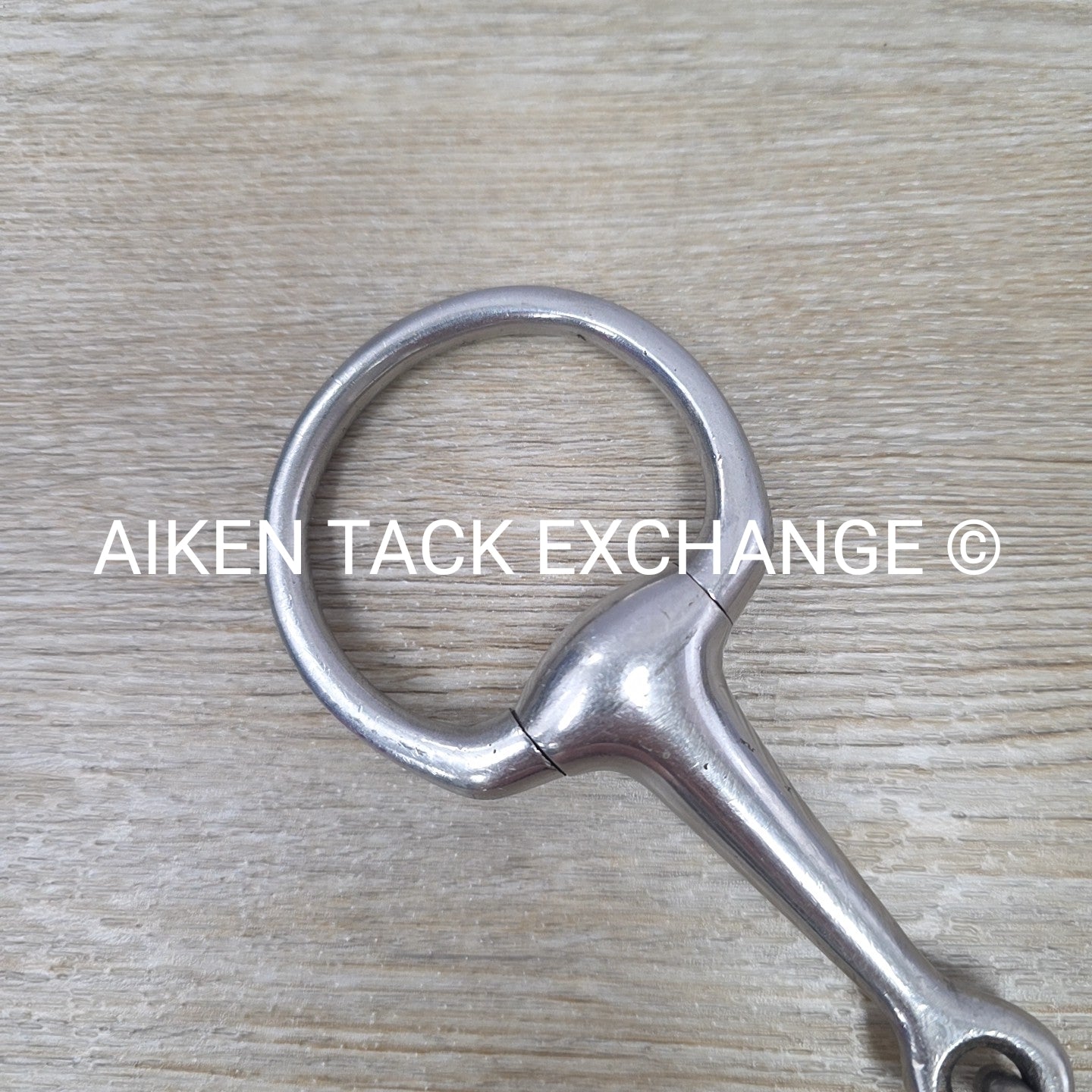 Single Joint Eggbutt Bradoon Bit 4.75"