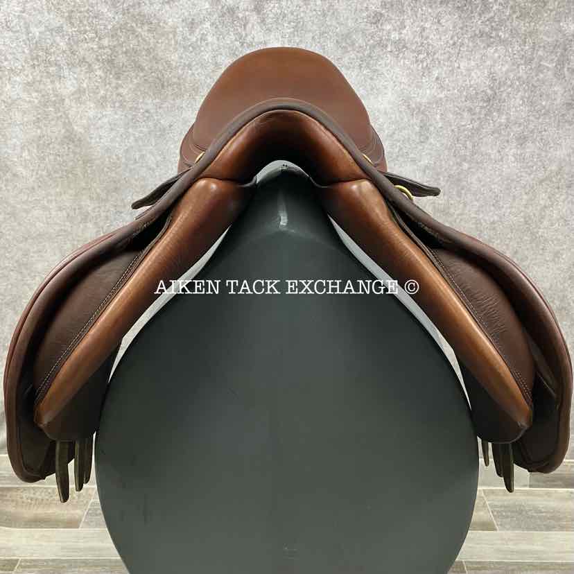 2019 Pessoa Gen-X3 Close Contact Jump Saddle, 17.5" Seat, Adjustable Tree - XCH Changeable Gullet, Foam Panels