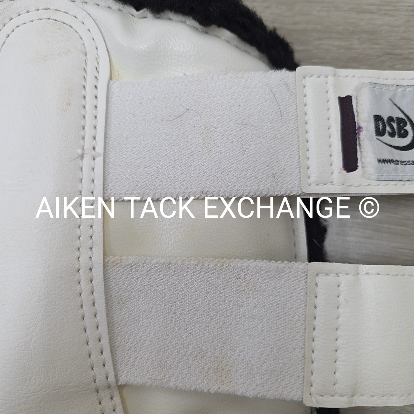 DSB Dressage Sport Boots Original, White/Black, Size Medium