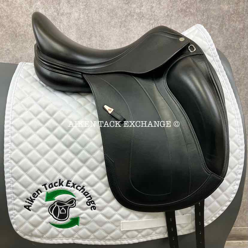 2017 Equipe Olympia Monoflap Dressage Saddle, 17" Seat, Wide Tree, Foam Panels