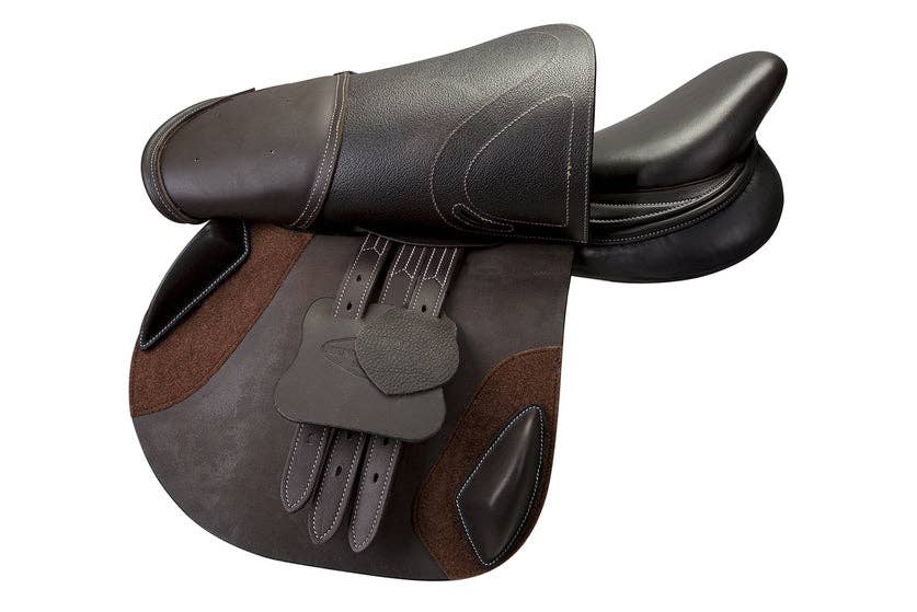 HDR - Henri De Rivel Regular Evolution Close Contact Saddle: Havana / Regular / 18