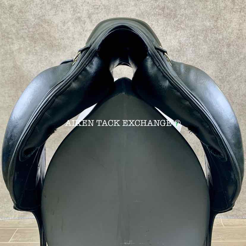 Stackhouse Monoflap Dressage Saddle, 17.5" Seat, Medium Narrow Tree, Wool Flocked Panels