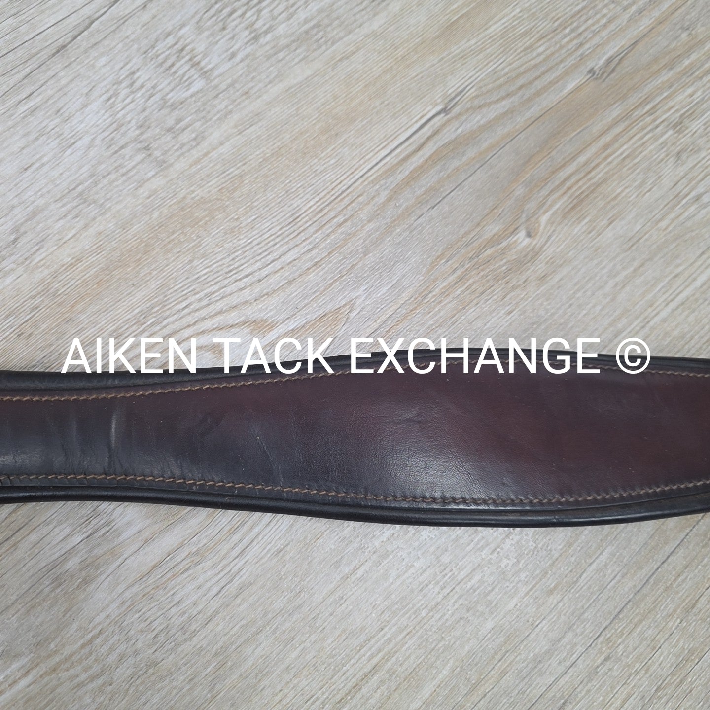 Harmohn Kraft Americana Leather Girth with Elastic on One Side, 52"