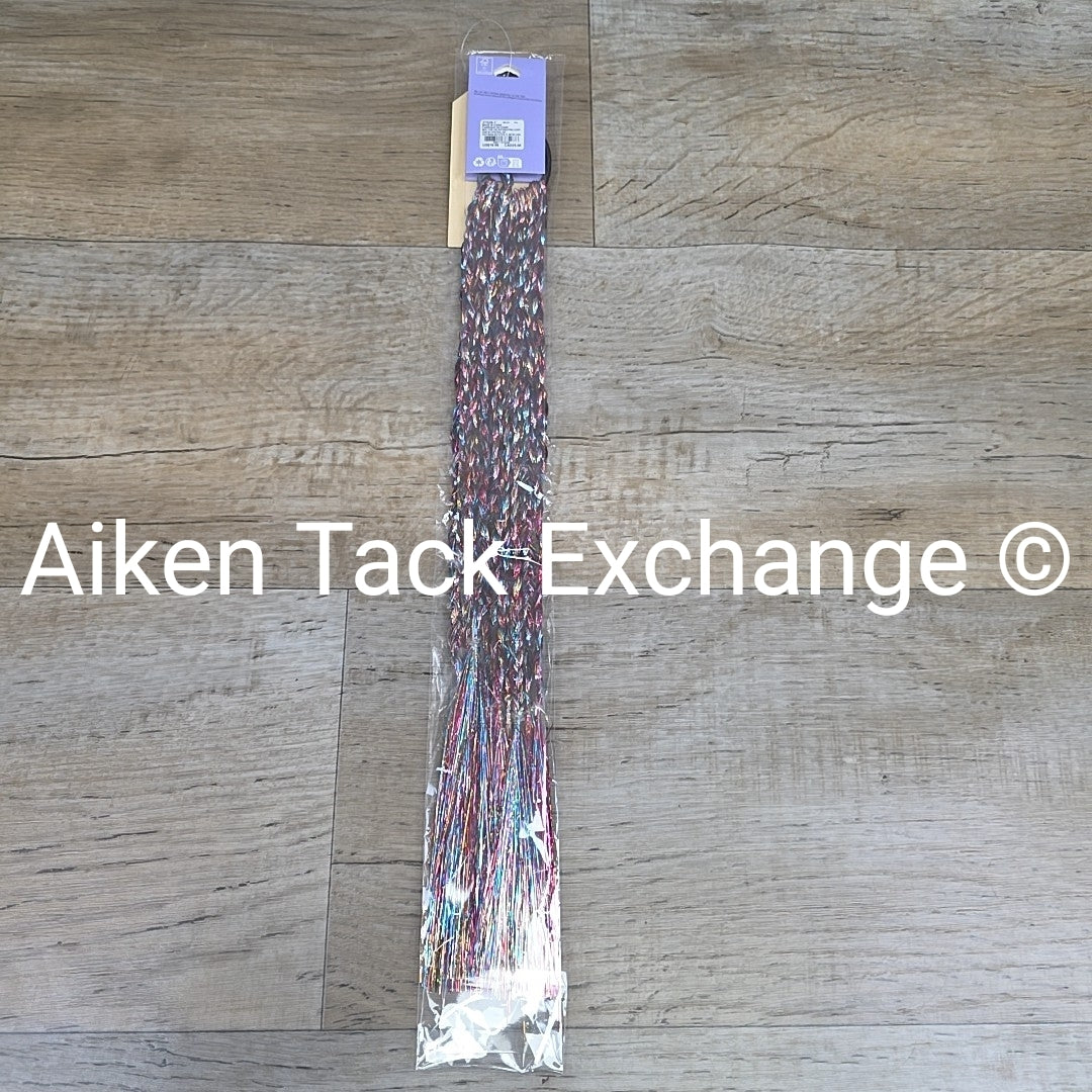 Claire's Braided Faux Hair Tinsel Extension with Hair Tie