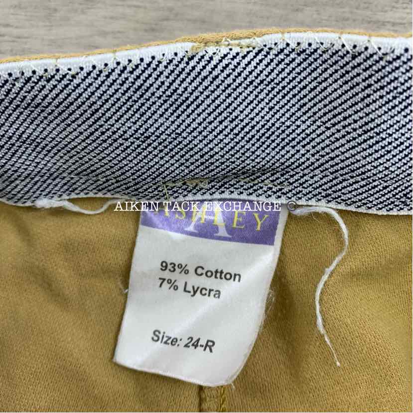BARGAIN BUNDLE: 2 Pair Ashley Knee Patch Breeches, Size 24 R