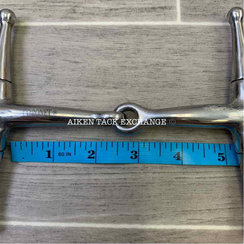 Coronet Single Joint Short Shank Full Cheek Bit 5"