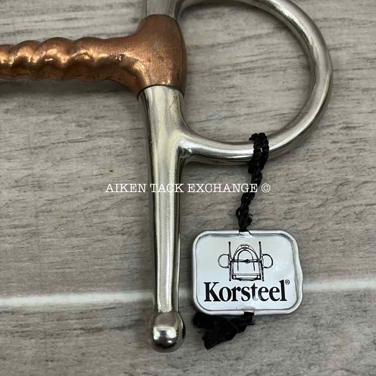 Korsteel Copper Corkscrew Single Joint Full Cheek Bit 5"