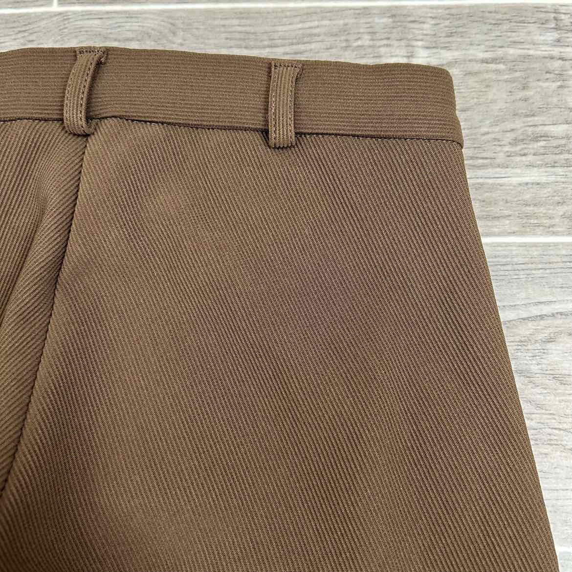 TuffRider Ribbed Knee Patch Breeches, Chocolate, Women's 26 L