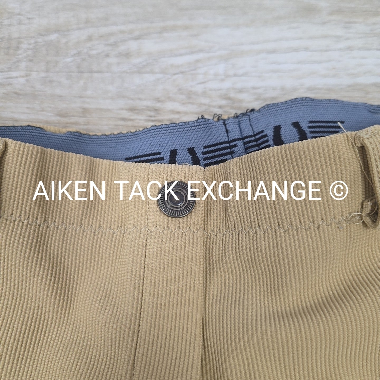 TuffRider Ribbed Knee Patch Breeches, Size 28