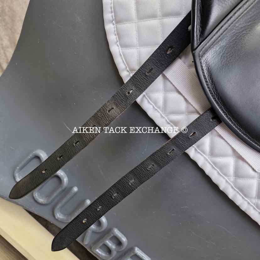 **SOLD** Heritage Bespoke Saddlery "The Oneness" Monoflap Dressage Saddle, 16.5" Seat, Wide Tree, Wool Flocked Panels