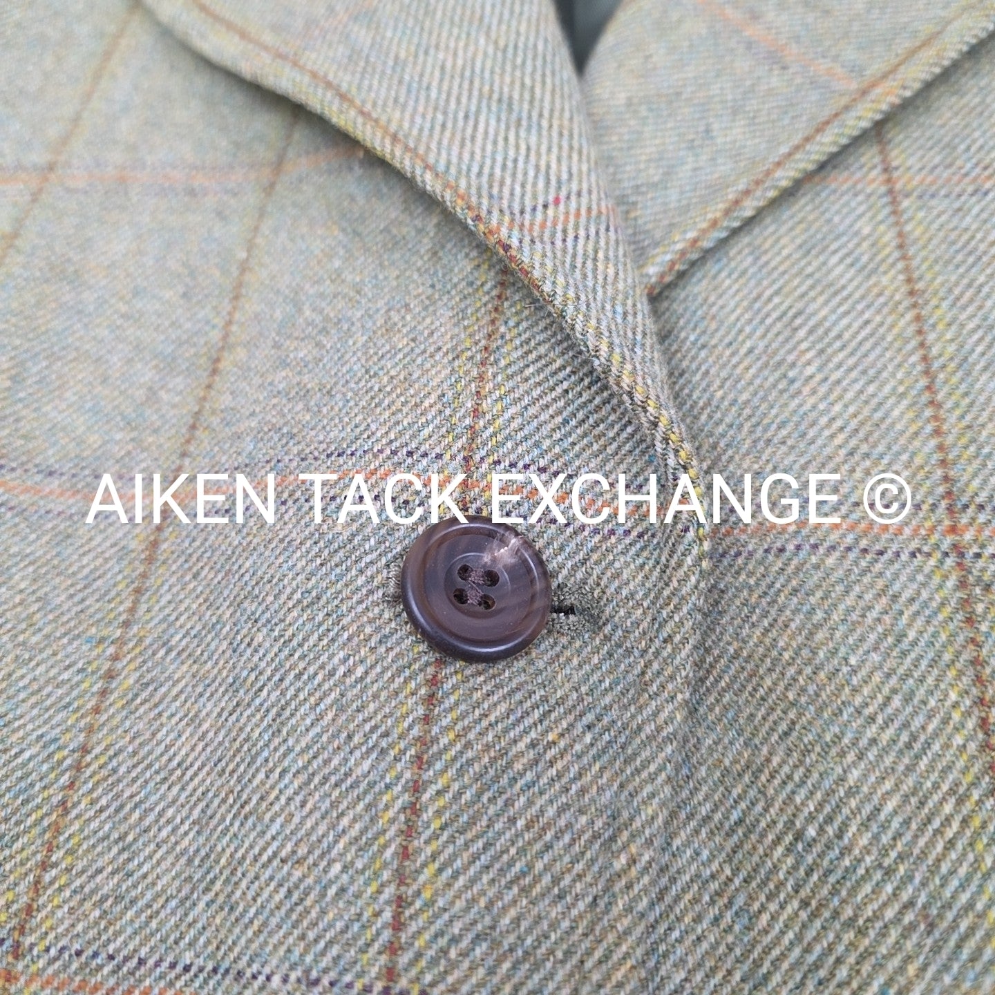 Horse Country Tweed Coat for Fox Hunting, Size 20