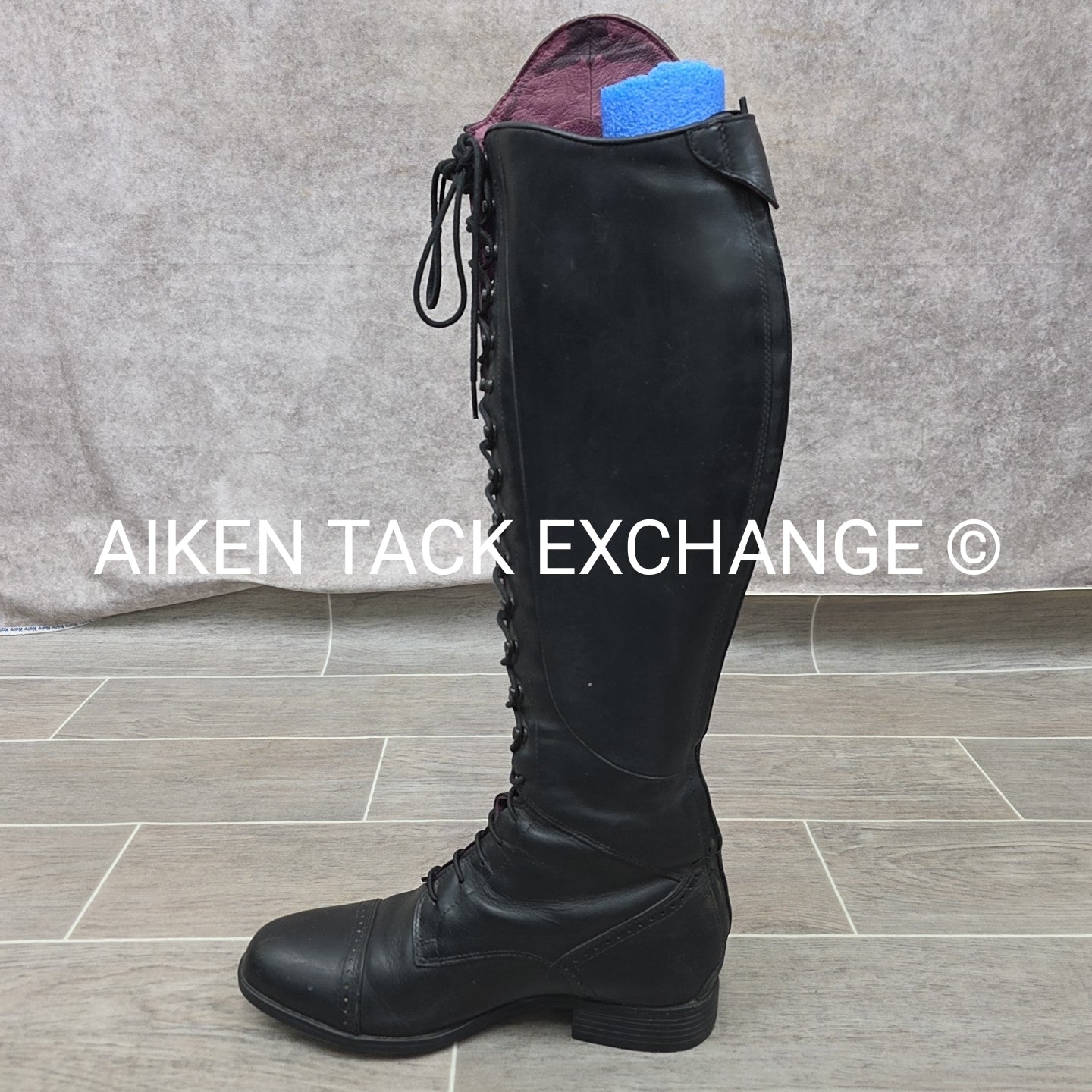 Ariat Capriole Full Front Lace Tall Boots, Size 8.5 Medium Regular