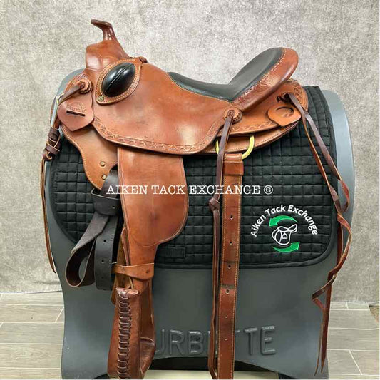 **SOLD** 2016 Parelli Western Saddle, 16.5" Seat, Wide Tree - Full QH Bars